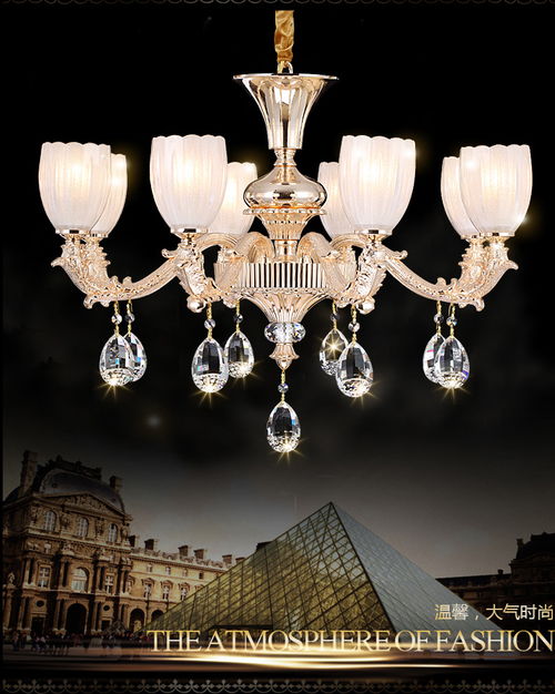 大气奢华，欧式复古风情——琪朗灯饰锌合金水晶吊灯0024解析