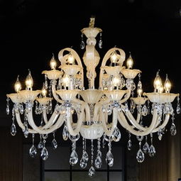 美宇灯饰 欧式客厅水晶吊灯的华丽变身——从吸顶到吊灯的两用艺术